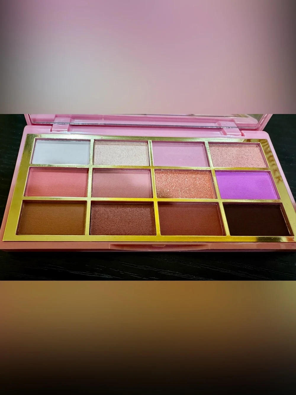 Cheeky Rose Beauty Electric Rose Eyeshadow Palette (12 shades). Brand new in box